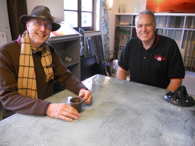 arend brons showroom glas | edelglas